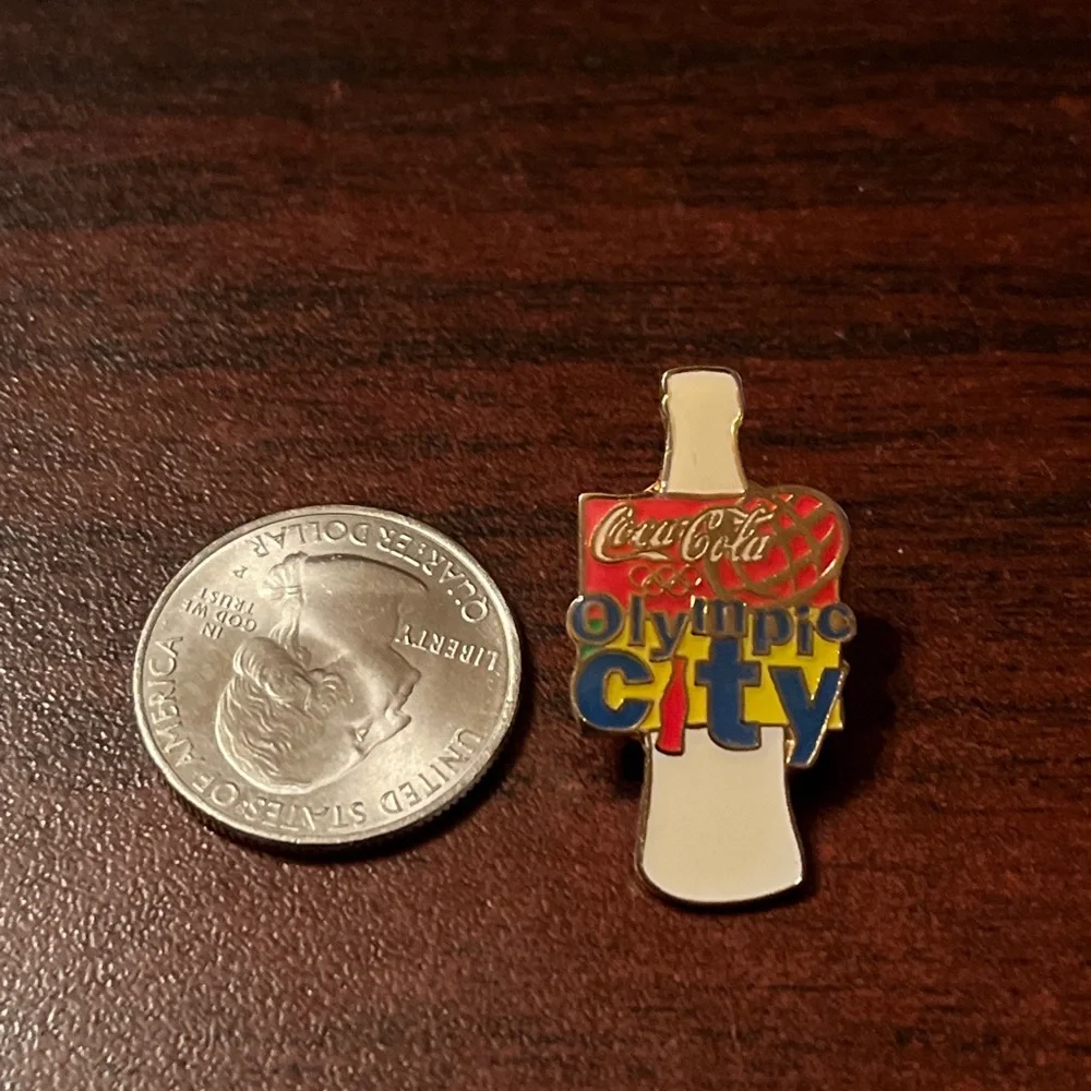 Coca-Cola Coke‎ Olympic City Lapel Pin